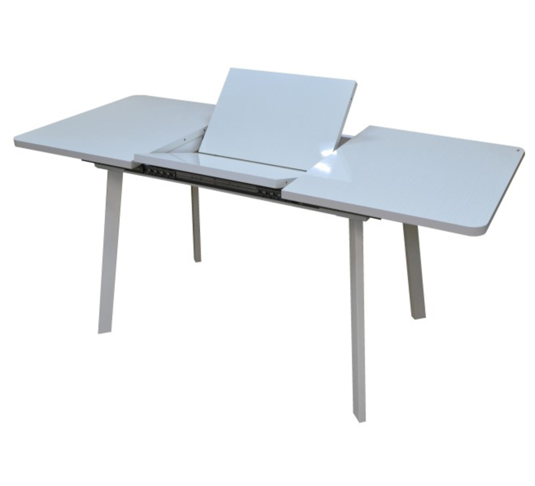 Стол Вегас ЛДСП прямоугольный раздвижной (104) белый Стол Вегас ЛДСП прямоугольный раздвижной (104) белый