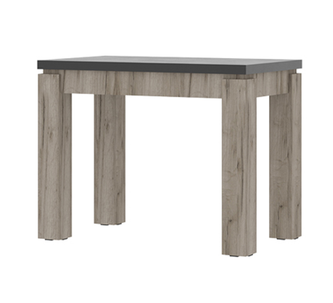 Стол кухонный Эдинбург (50) черный/дуб крафт серый Стол кухонный Эдинбург (50) черный/дуб крафт серый