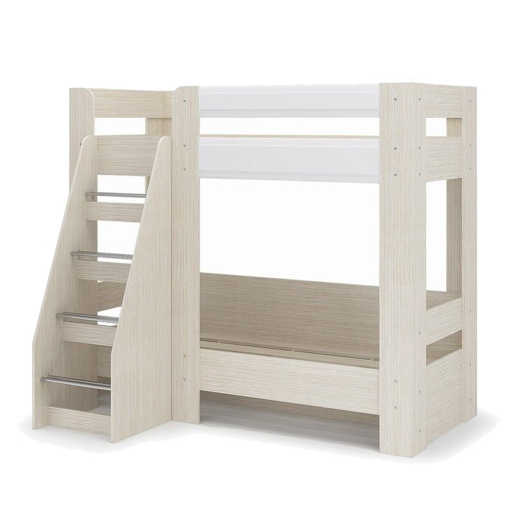 Кровать Симба 2-ярусн (50) бел.гл./белф. АКЦИЯ 20200