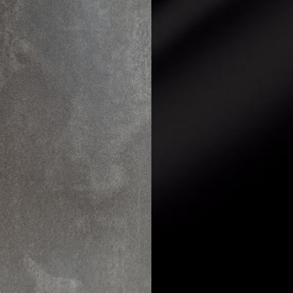 Стол Релакс раздвижной ЛДСП (111) подстолье стиль 1 конус черное/железный камень
