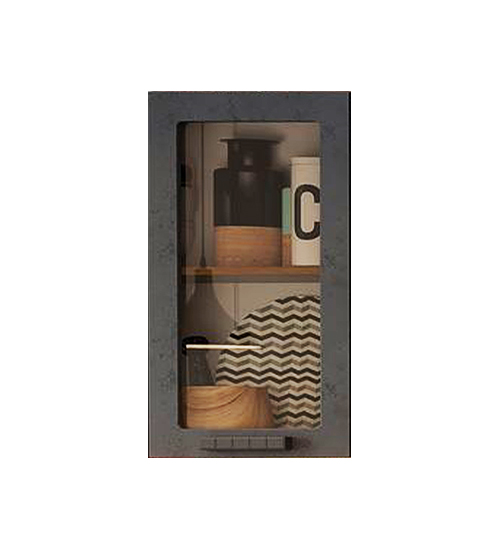 Ф45 Пасаденна ШВС 600 МДФ (50) бетон графит