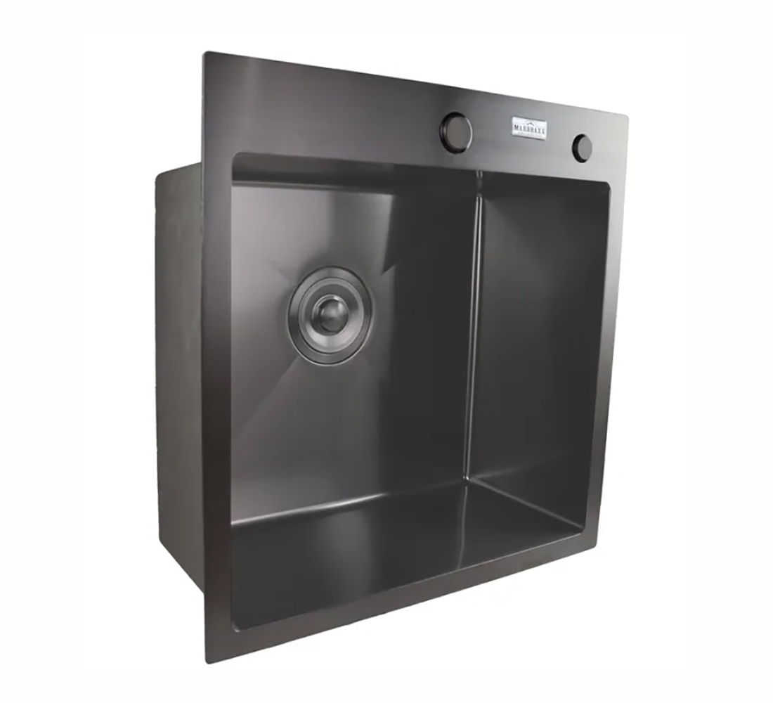 Мойка премиум класс В5050-R (88) с круглым отв. нерж. Графит MARRBAXX Мойка премиум класс В5050-R (88) с круглым отв. нерж. Графит MARRBAXX