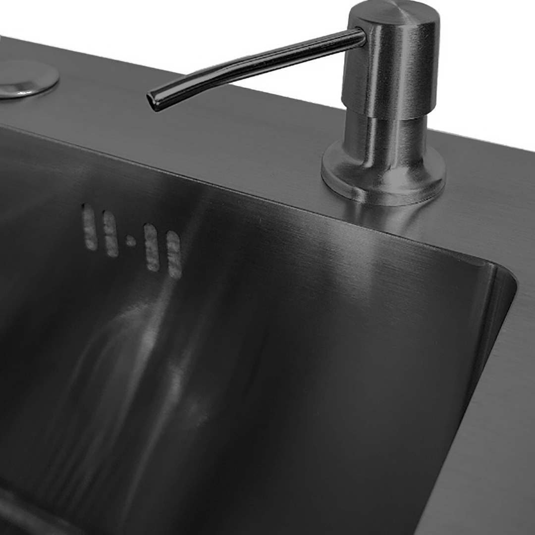 Мойка универс. С5044 (88) (в компл. коландер и диспенсер) нерж. Графит MARRBAXX Мойка универс. С5044 (88) (в компл. коландер и диспенсер) нерж. Графит MARRBAXX