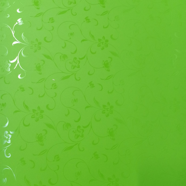 Стол Прямоугольный 3К (60) хром/цветы зел. 104