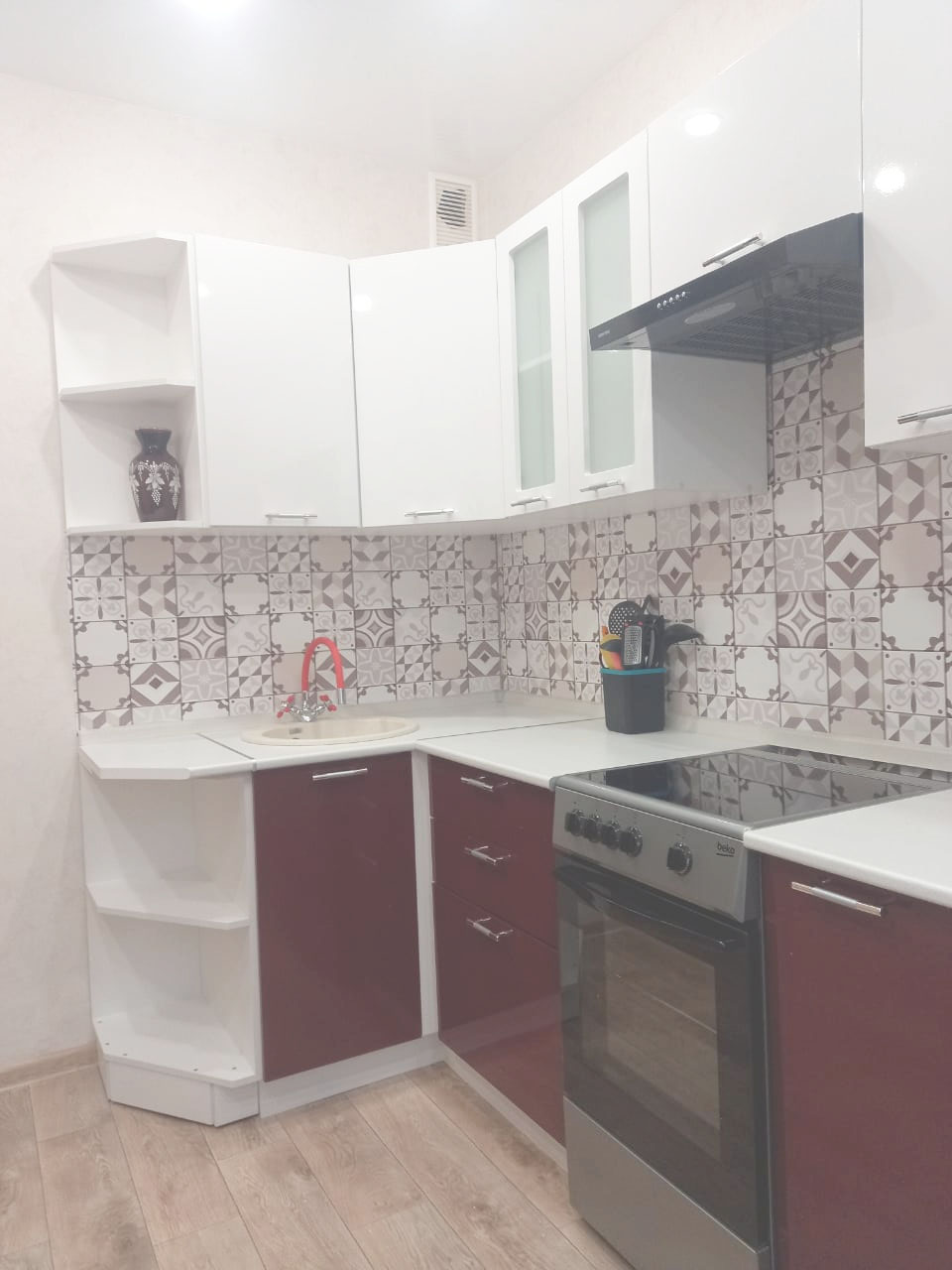 Ф103 Ксения ШВ 450, ШН 450 (50) бордо глянец