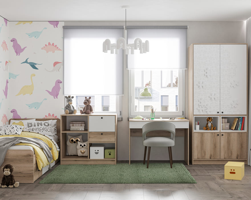 Киви КР-01 Кровать 0,9х1,9 (50) дуб делано АКЦИЯ 6800