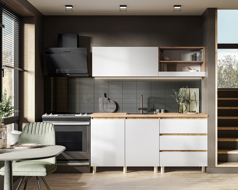 Кухня Хелен 1,7м (50) белый/дуб крафт золото Кухня Хелен 1,7м (50) белый/дуб крафт золото