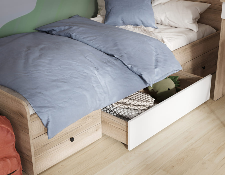 Киви КР-01 Кровать 0,9х1,9 (50) дуб делано АКЦИЯ 6800