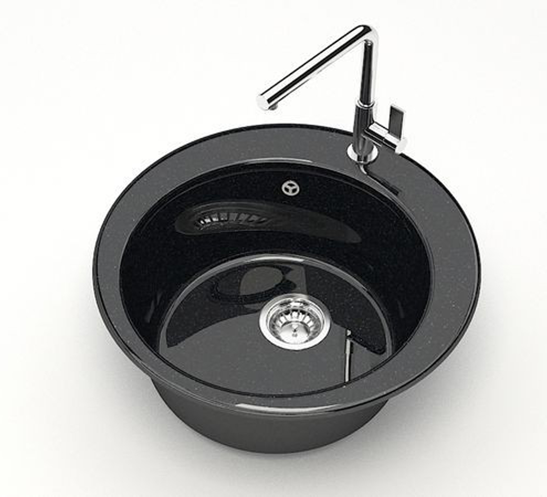 Мойка глян. Z030Q04 Bergg lab (88) черный