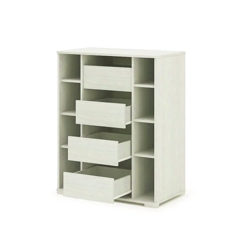 Комод Сальма КМ022 (50) бел.гл./дуб анкор