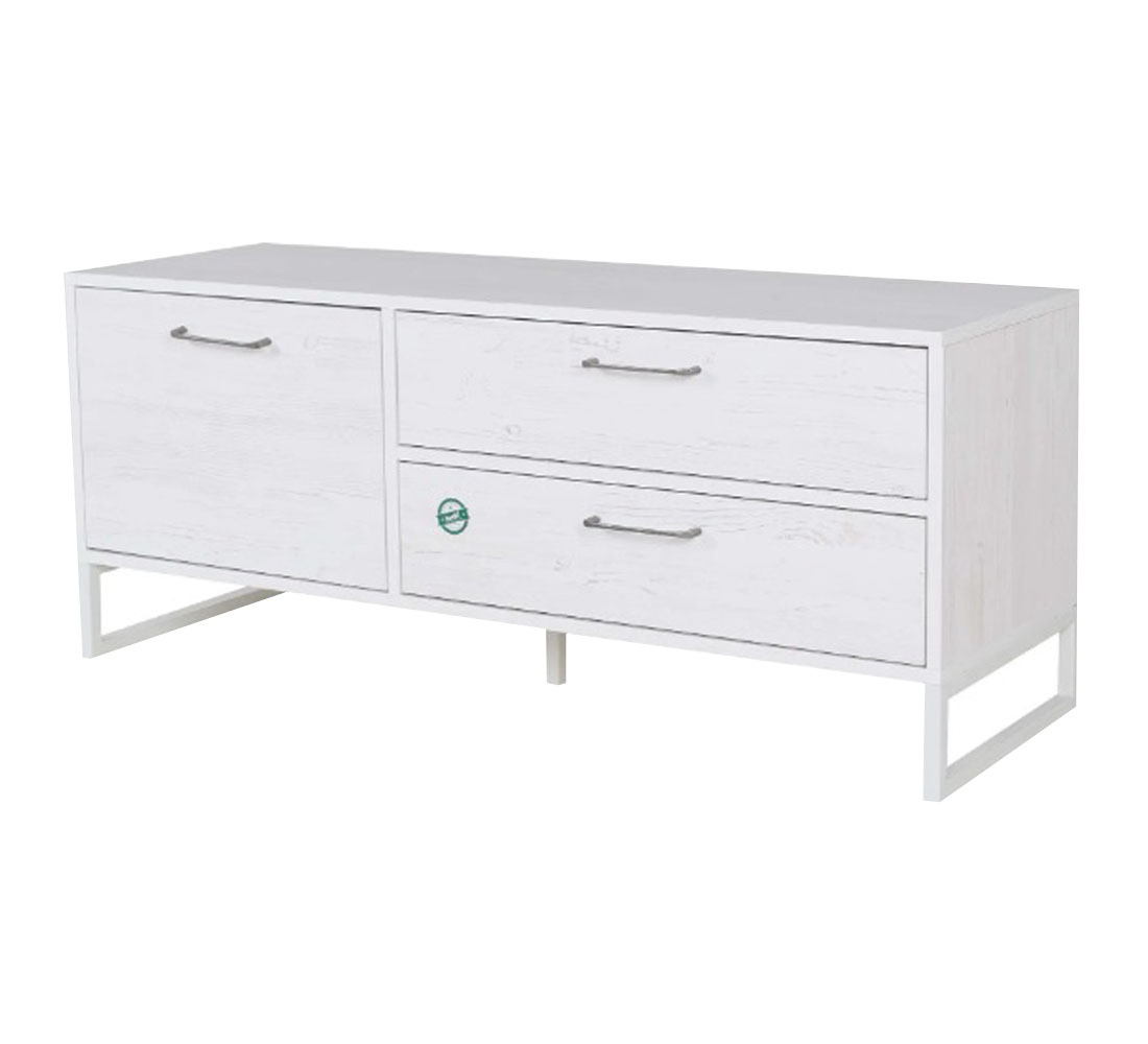 Тумба ТВ ВИРТОН-1 закрытая (14) винтерберг/белый