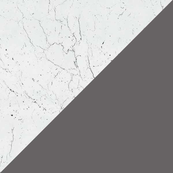 Стол Детройт пластик (111) профиль графит/мрамор марквина белый