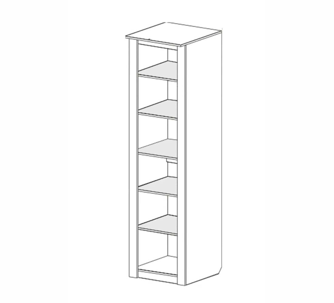 Элана спальня Шкаф 1-дв. (02) бодега белая