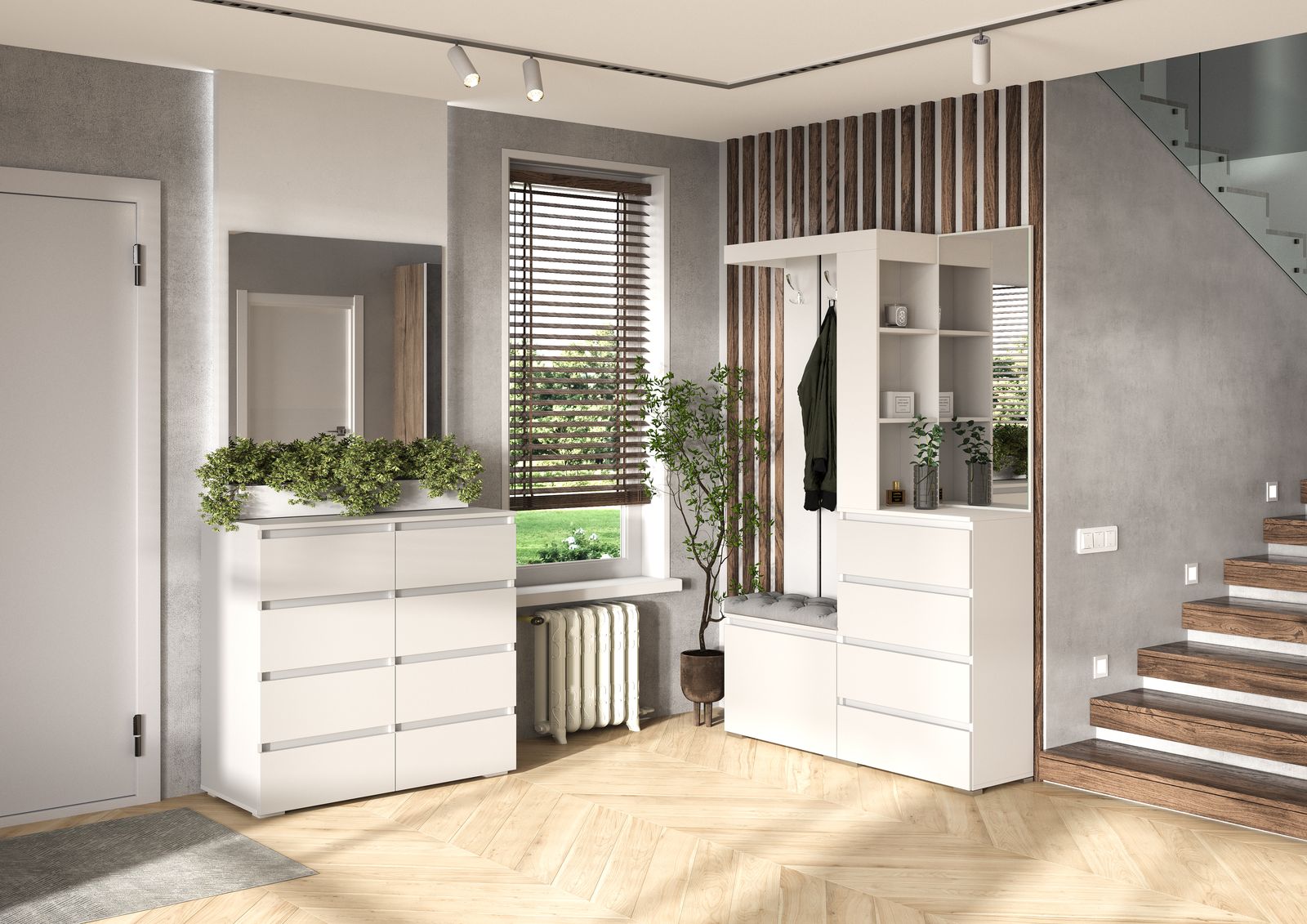 Хелен ПР-01 Прихожая (50) белый