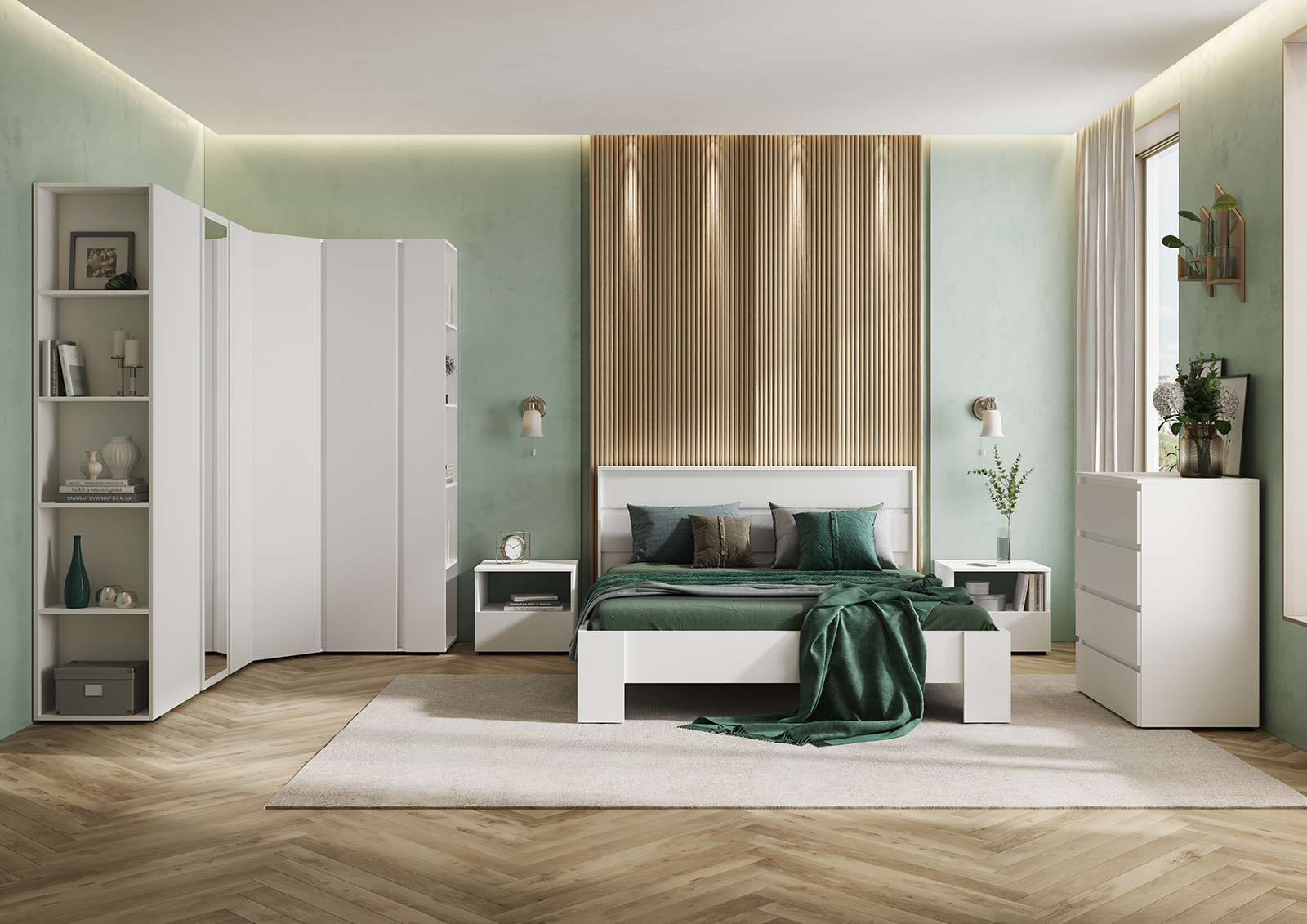 Хелен ТБ 01 Тумба прикроватная (50) белый 