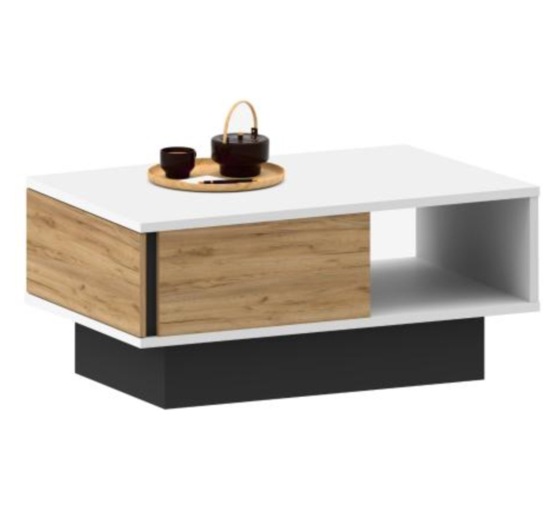 Риана Мод.РН17 Стол журнальный лам дуб вотан/белый/графит Риана Мод.РН17 Стол журнальный лам дуб вотан/белый/графит