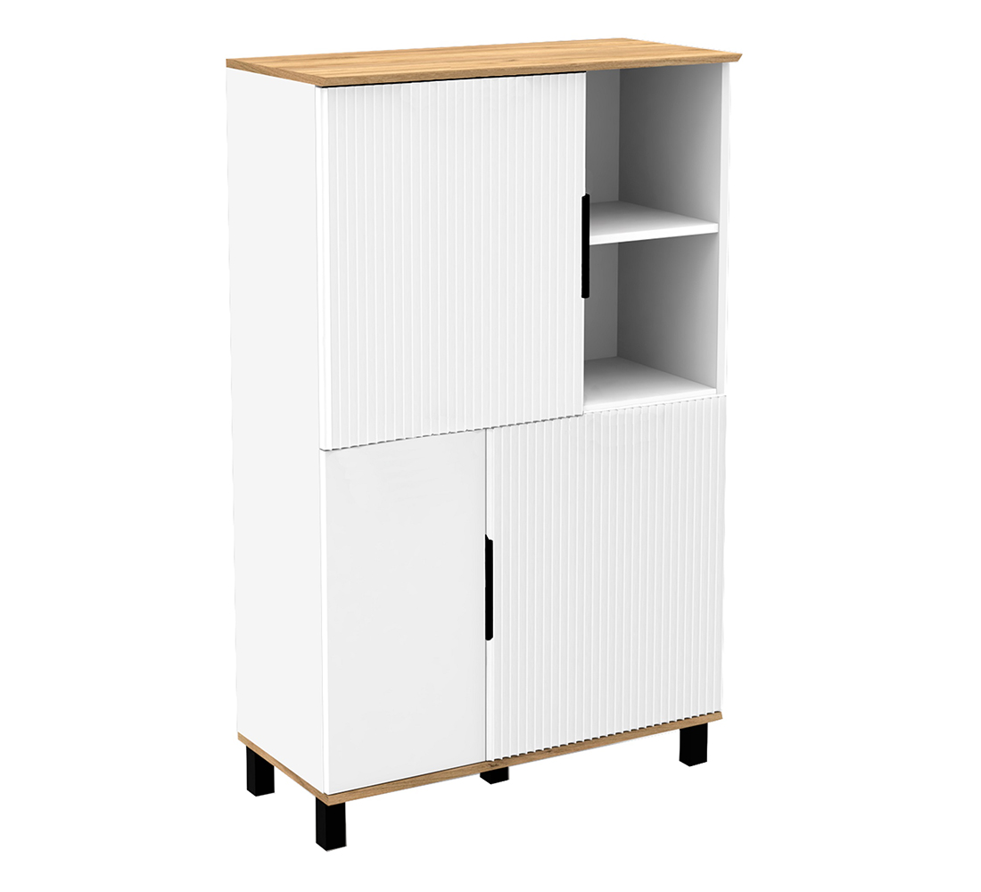 Джуна Мод.ДЖ-6 Комод лам.белый-лам.дуб вотан Джуна Мод.ДЖ-6 Комод лам.белый-лам.дуб вотан